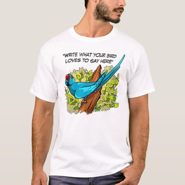 Talking Ringneck Parrot Text Is Customizable T Shirt Zazzle Com,Bittersweet Plant Berries
