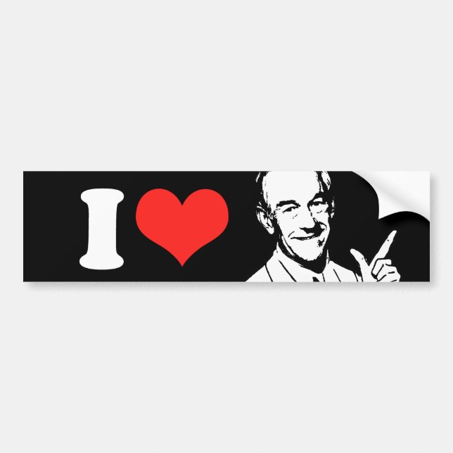 Talking Ron Paul Bumper Sticker (Front)