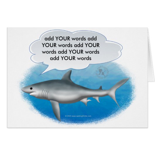 Talking Shark Cards (Front Horizontal)