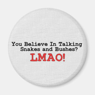 Talking Snakes and Bushes Magnet