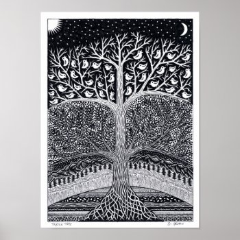 Talking Tree Poster by elihelman at Zazzle