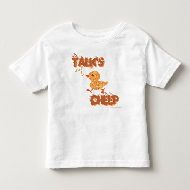 Talk's Cheep Toddler T-shirt (Front)