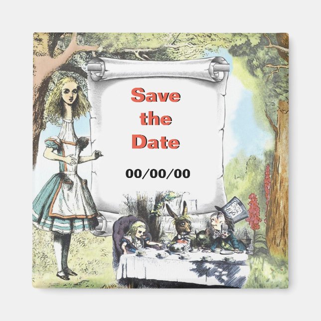 Tall Alice 1 Save-the-Date Magnet (Front)