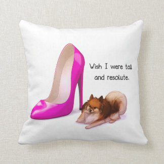 Tall and Resolute Throw Pillow