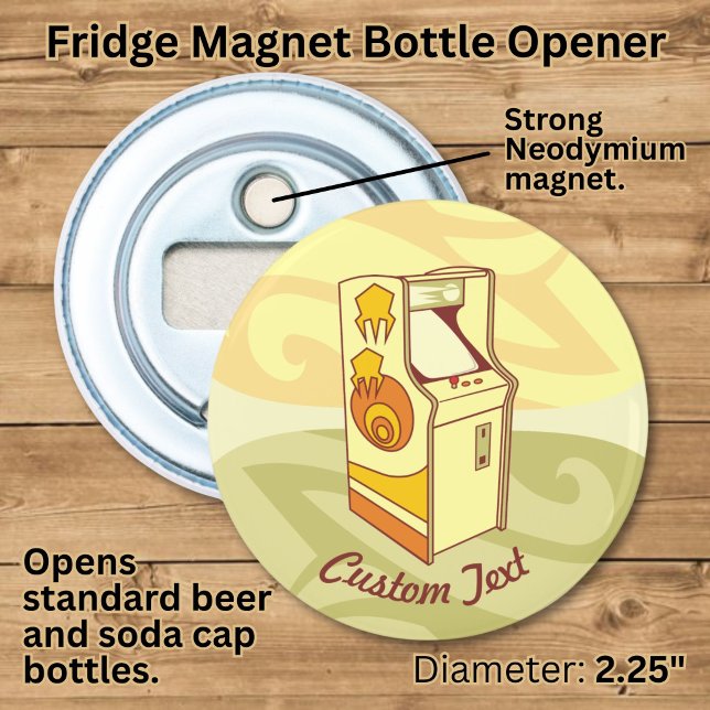 Tall arcade game console bottle opener (Creator Uploaded)