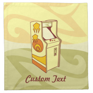 Tall arcade game console napkin