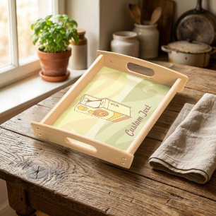 Tall arcade game console serving tray