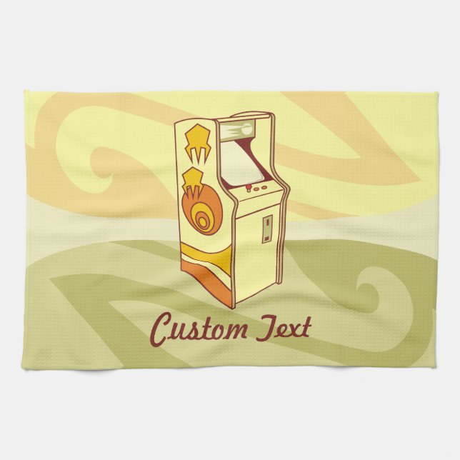 Tall arcade game console towel (Horizontal)