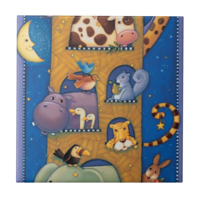 Tall Ark Ceramic Tile (Front)