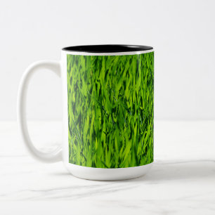Tall Blades of Grass Two-Tone Coffee Mug