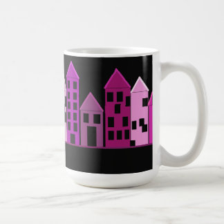 Tall Colorful Buildings Coffee Mug