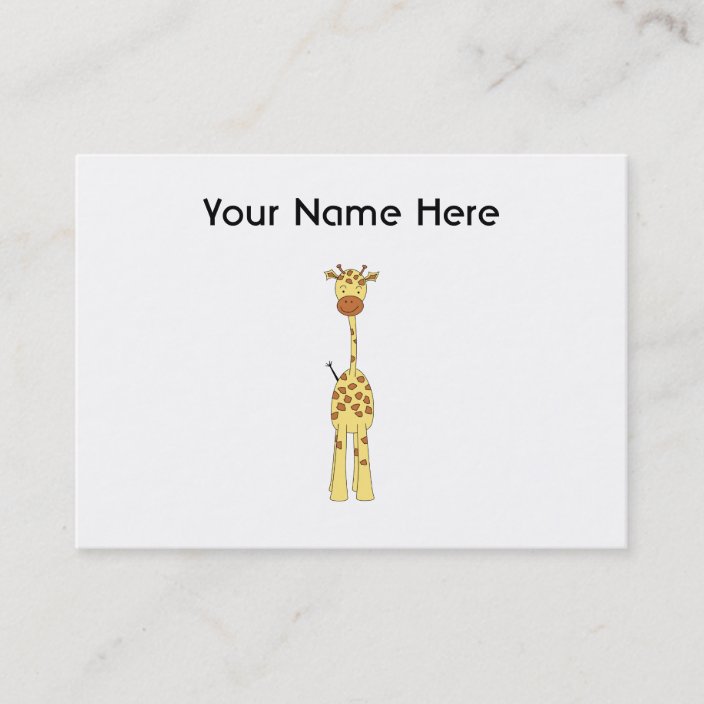 cute giraffe cartoon