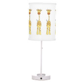 Tall Cute Giraffe. Cartoon Animal. Table Lamp (Back)