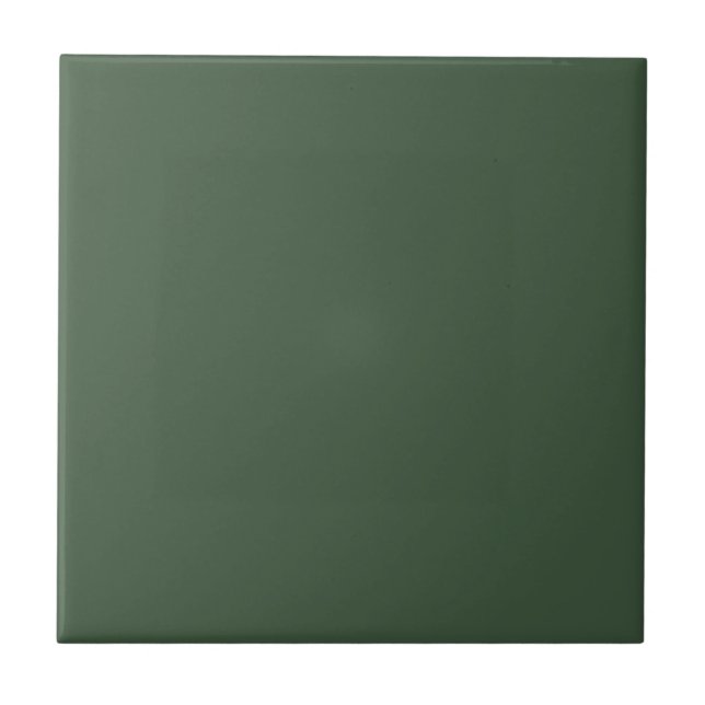 Tall Evergreens Square Kitchen and Bathroom Ceramic Tile (Front)