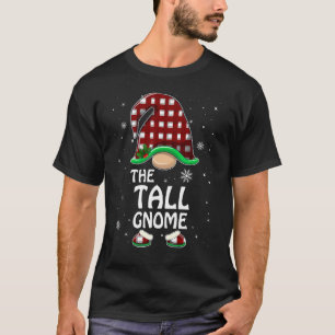 Tall Gnome Buffalo Red Plaid Matching Family Chris T-Shirt