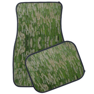 Tall Green Grasses Seeds Car Floor Mat