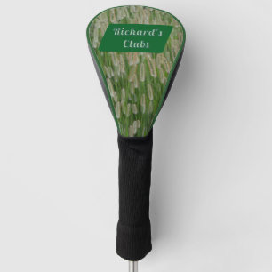 Tall Green Grasses Seeds Golf Head Cover