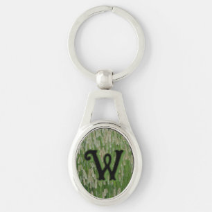 Tall Green Grasses Seeds Keychain