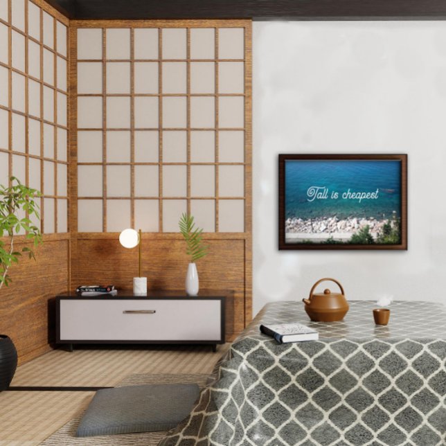 Tall is cheapest quote ocean poster (Creator Uploaded)