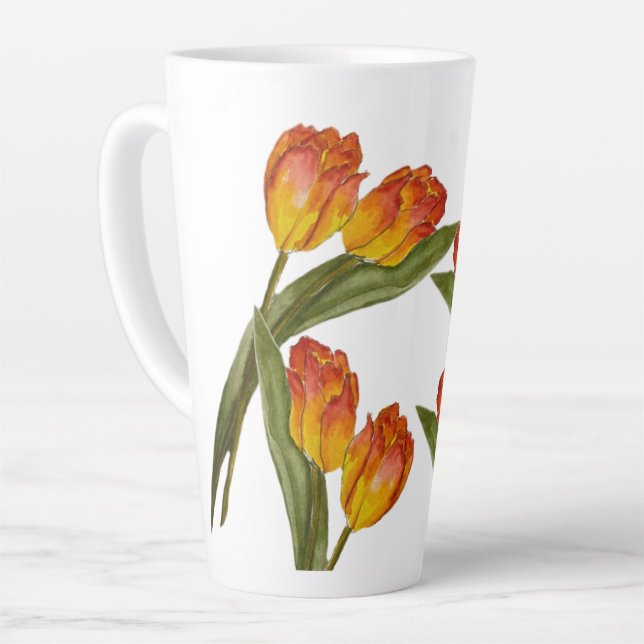 Tall latte mug (Left Angle)