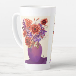 Tall latte mug