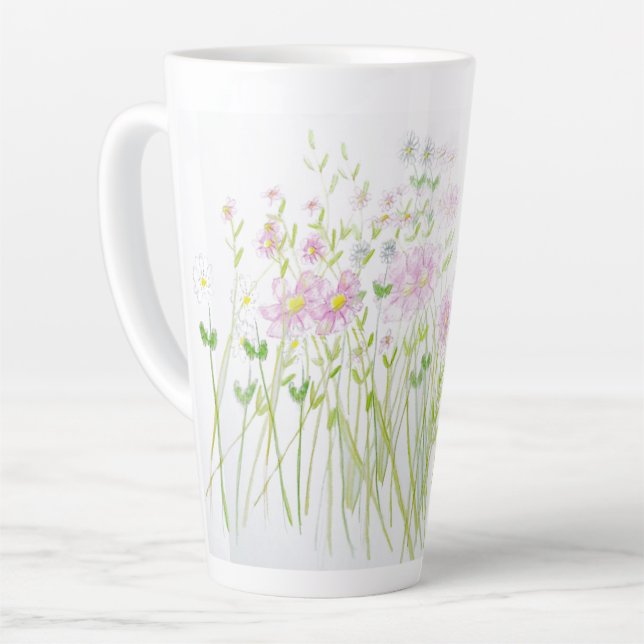 Tall latte mug (Left Angle)