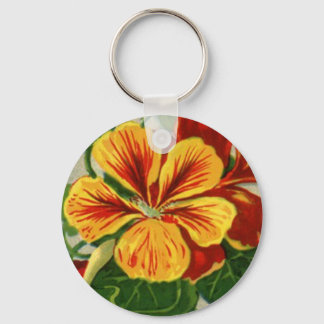 tall nasturtium keychain