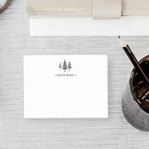 Tall Pines Personalized Post-it Notes