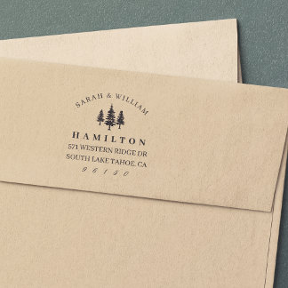 Tall Pines Return Address Self-inking Stamp