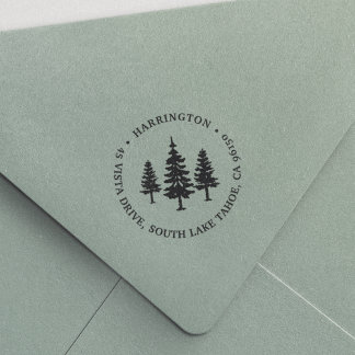 Tall Pines | Return Address Self-inking Stamp
