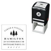 Tall Pines Return Address Self-inking Stamp (In Situ)