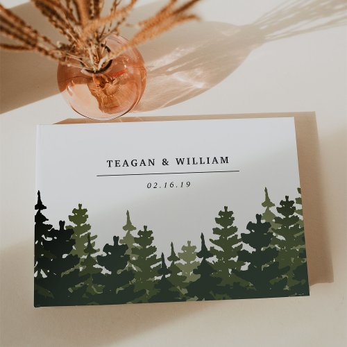 Tall Pines Wedding Guest Book