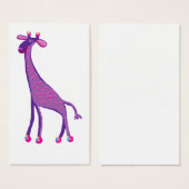 Tall pink giraffe (Front & Back)