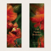 Tall Poppies Art Bookmark (Front & Back)