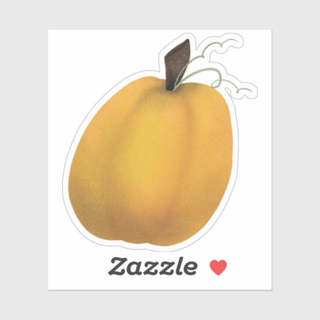 Tall pumpkin sticker (Sheet)