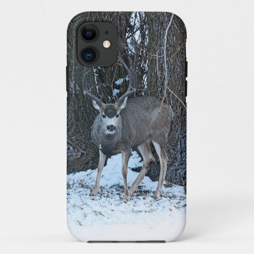 Tall rack buck iPhone 11 case