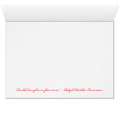 Tall Red Flower Cards (Inside Horizontal (Bottom))