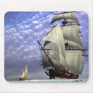 Tall Ship and Ketch Mouse Pad