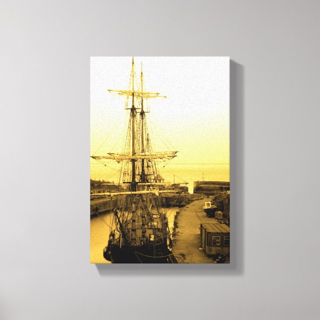 Tall Ship Canvas Print (Front)