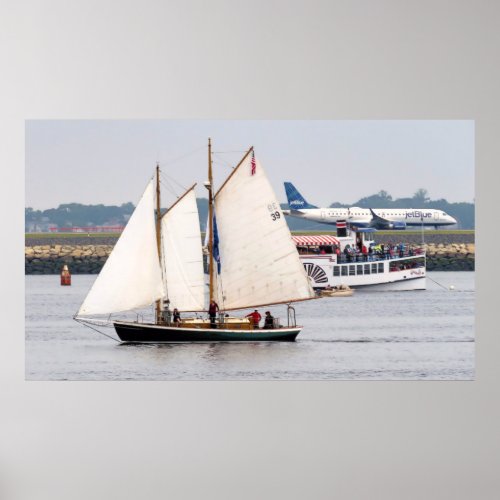 Tall ship Green Dragon Poster