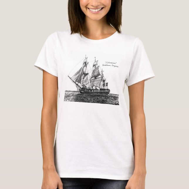 Tall Ship Hermione Women's T-Shirt (Front)