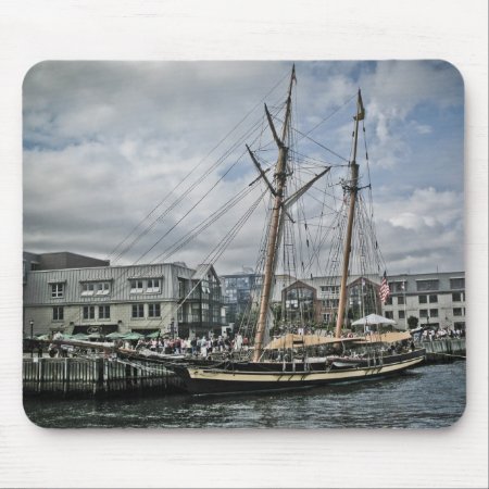 Tall Ship In Halifax Mouse Pad