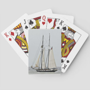 Tall ship playing cards
