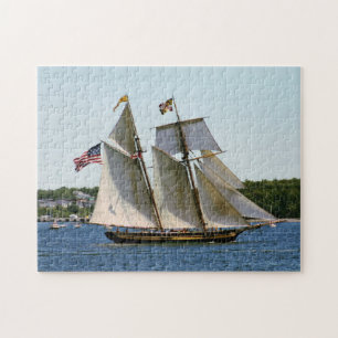 Tall Ship Pride of Baltimore II Photo Jigsaw Puzzle