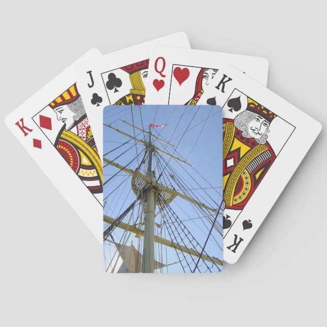 Tall Ship Rigging Poker Cards (Back)