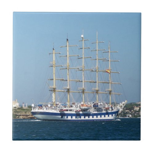Tall Ship Royal Clipper Ceramic Tile