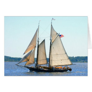 Tall ship sailing cards