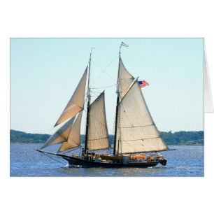 Tall ship sailing cards