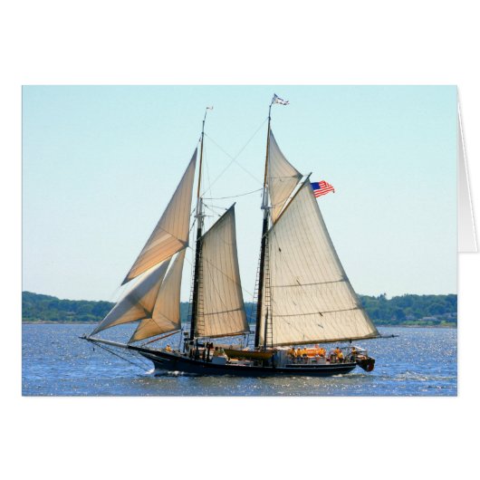 Tall ship sailing cards (Front Horizontal)