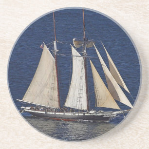 Tall Ship Sandstone Coaster